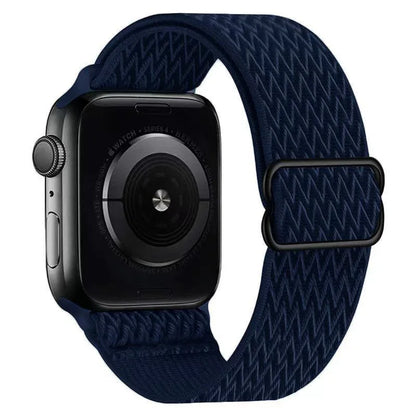 Nylon Loop Strap For Apple Watch 49mm 45mm 41mm 44mm 42mm 46mm Adjustable Elastic Belt iWatch Ultra 3/2 11 10 9 8 7 6 5 SE3 Band