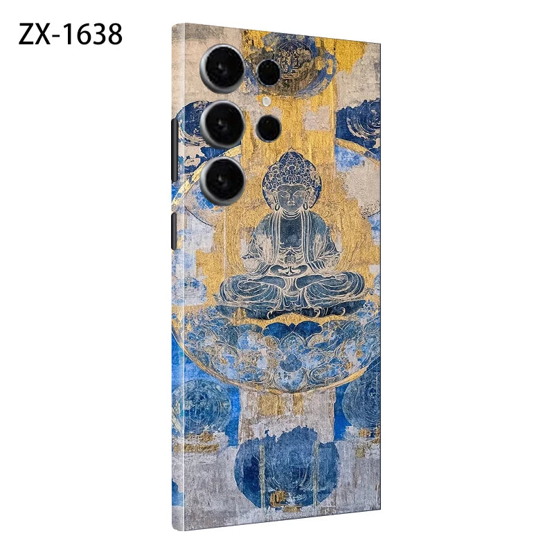 Colorful Decal Skin for Samsung Galaxy S24 S23 S25 Ultra Plus S24Ultra Back Screen Protector Cover Wrap Stones Sticker