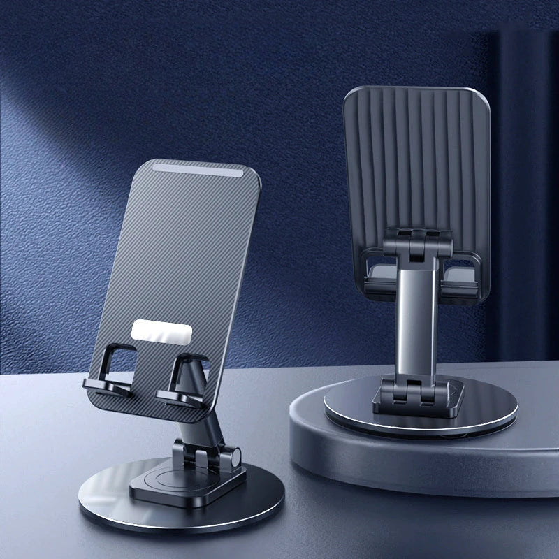Foldable Mobile Phone Holders Adjustable Desk Mount Stand For Phones 360° Rotatable Tabletop Holder
