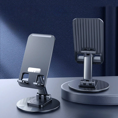 Foldable Mobile Phone Holders Adjustable Desk Mount Stand For Phones 360° Rotatable Tabletop Holder