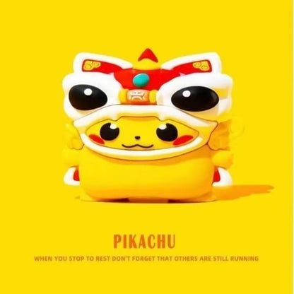 Pokemon Cartoon Case silicone For AirPods 3 Protective sleeve For AirPods Pro 1/2/Pro2 Cover 3D silicone Fall prevention Case