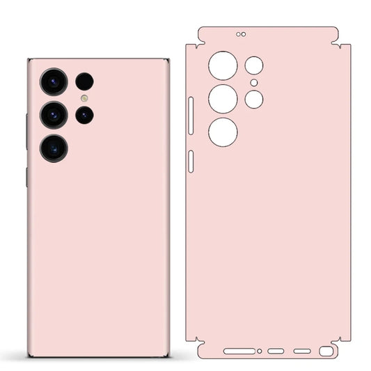 For Samsung S24 Ultra S23 S25 Pink 3M Skin Wrap Back Film Frame Camera Protector Vinyl Decal (Not Phone Case)