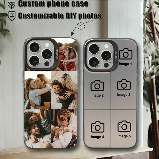 DIY Multi Photo Customized IMD Shockproof Case For iPhone 16 15 14 13 12 11 Pro Max Mini SE 2020 2022 XS XR 7 8 Plus back cover