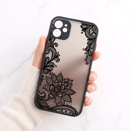 Mandala Dreamcatcher Case For iPhone 11 13 14 12 15 Pro Max Mini XR XS Max 6s 8 7 Plus SE 2022 2020 Clear Shockproof Phone Cover
