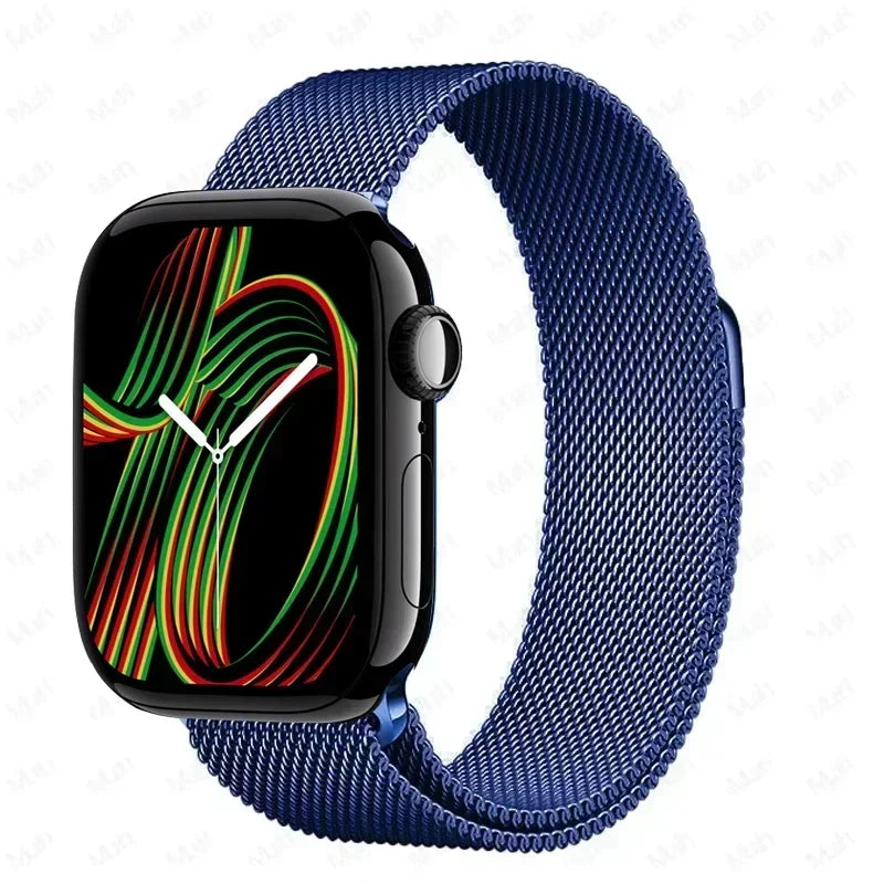 Milanese Strap For Apple Watch Ultra 2 49 46mm 42mm 44mm 40mm 45mm 41mm 38mm Bracelet For iWatch Series 10 9 3 6 5 SE 7 8 Strap