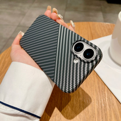 Luxury Carbon Fiber Kevlar Pattern For Magsafe Magnetic Case For iPhone 17 Air 16 15 14 Plus 13 12 11 Pro Max Shockproof Cover