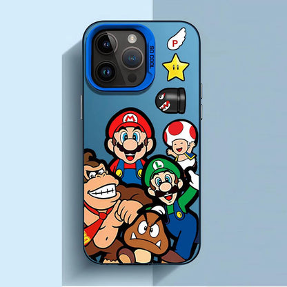 Cool S-Super M-Mario Bros Game Phone Case For iPhone 16 15 14 13 12 11 Pro Max 7 8 Plus XS Max Shockproof Silicone Matte Cover