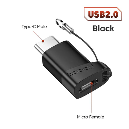 Toocki OTG Adapter Type C to USB Micro USB to Type C Adapter OTG USB to Type C Converter For Macbook Xiaomi Samsung Huawei OPPO