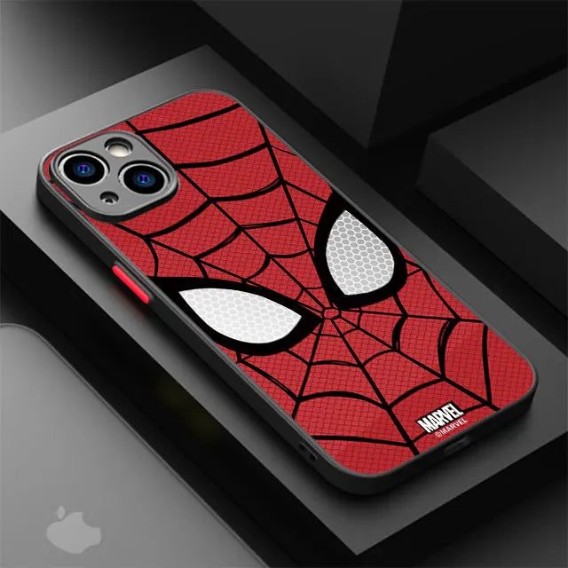 Marvel Spider Man Phone Case for Apple iPhone 15 SE 7 6S Plus XS X XR 13 Pro Max 12 Mini 8 14 Plus 11 13 Soft Funda Cover