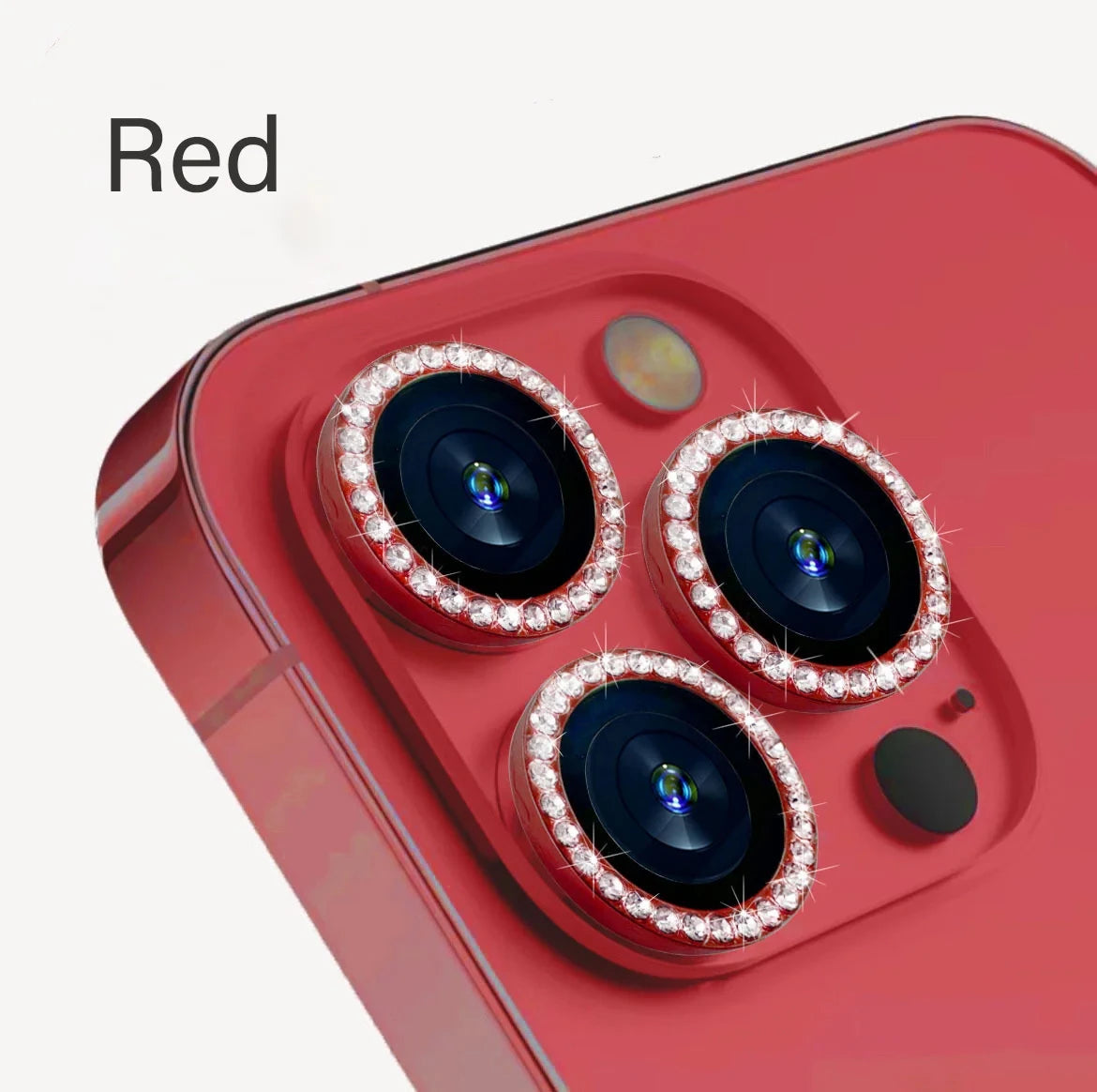 Diamond Tempered Glass Lens Full Cover Camera Lens Screen Protector For iPhone 15 14 13 12 Pro Max Cover Camera Lens Protector