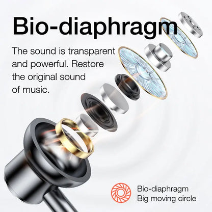 EARDECO 100 Hours Playback Bluetooth Headphone Neckband Wireless Headphones Bass Auriculares Bluetooth Earphone with Mic Stereo