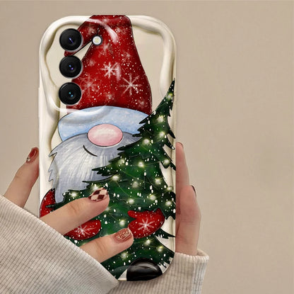 Santa Claus Case for Samsung Galaxy S25 S24 S23 S22 S21 Ultra Plus S20 FE A73 A72 A71 A56 A55 A54 5G A52 A52S A51 4G Back Cover