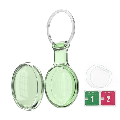 Waterproof AirTag Keychain Holder tag Lock Case Wire Cable,  Anti-Lost Protective Case with Keyring for Luggage, Key, Backpack