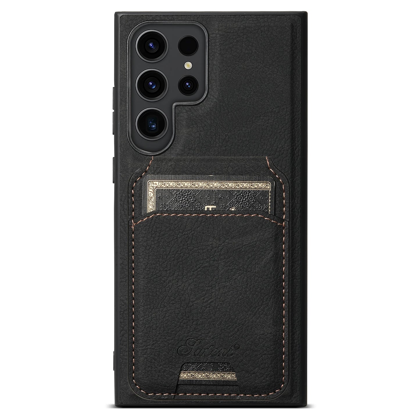 Detachable 2 in 1 Leather Wallet Magnet Card Holder Phone Case For Samsung Galaxy S24 S23 Ultra S22 Plus Wireless charging