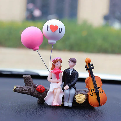1pc New Tree Branch Couple Car Decoration Creative Car Decoration Fashion Creative Car Accessories Automotive ornaments