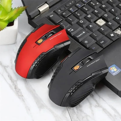 2.4GHz Wireless Optical Game Mouse for PC Laptop Computer USB Receiver Mini Portable Mouse Mice