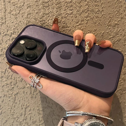 Luxury Clear Magnetic Wireless Charge For Magsafe Case For iPhone 16 15 13 12 11 Pro Max 15 14 Plus Phone Cases Shockproof Cover