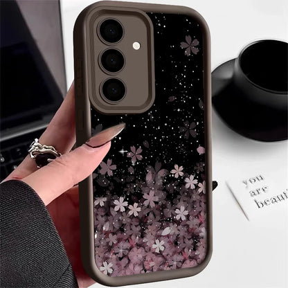 Sakura Case For Samsung Galaxy S24 S23 Ultra S22 S21 S20 FE S25 Edge A14 A15 A56 A34 A35 A52 A53 A54 A55 5G Shockproof Cover