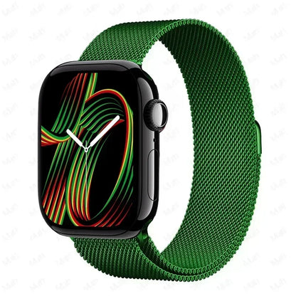 Milanese Strap For Apple Watch Ultra 2 49 46mm 42mm 44mm 40mm 45mm 41mm 38mm Bracelet For iWatch Series 10 9 3 6 5 SE 7 8 Strap