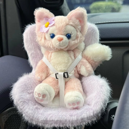 15-17cm Car Doll Seat For Labubu Doll Safety Seat Cute Doll Air Outlet Aromatherapy Decoration Car Interior Decoration