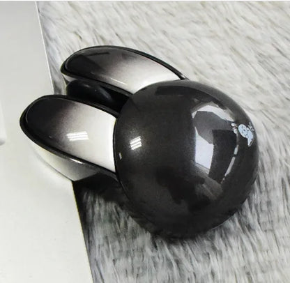 Cute Rabbit Ear Shape Dual-Mode Mouse 2.4G+Bluetooth Lightweight Mute Ergonomic Plating Portable Mice For PC Laptop Office Home