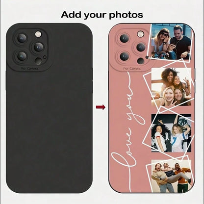 DIY customized TPU shockproof phone case For iPhone 16 15 14 13 12 11 XS Pro Max Mini SE 2020 2022 X XS XR 7 8 Plus back cover