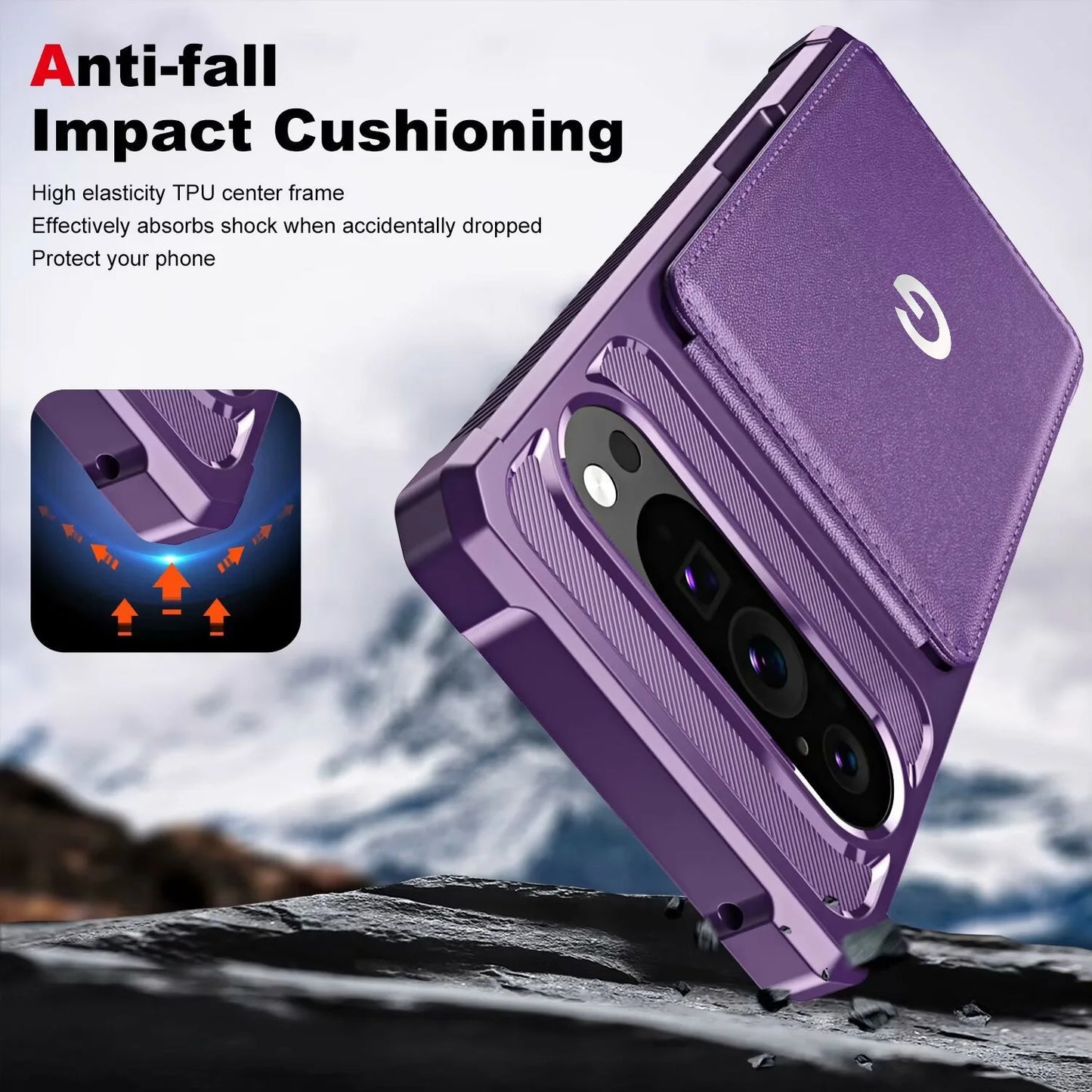 High End Leather Flip Fold Wallet Phone Case For Google Pixel 10 9 Pro XL 10A 9A 8A 7A 8 7 with Card Holder Slot Anti-Drop Cover