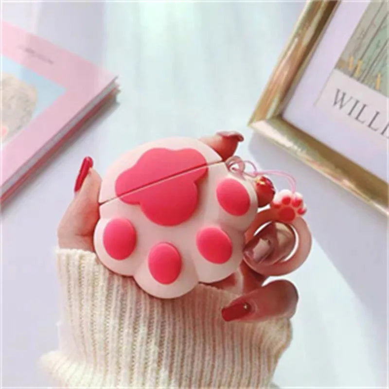 3D Cartoon Case for AirPods 4 2024 New Silicone Earphone Charging Case for AirPods Pro 2 Cover for AirPods 3 With Hook