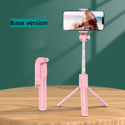 Extendable Selfie Stick Tripod Phone Tripod with,Group Selfies/Live Streaming/Video Recording Compatible with All Cellphones