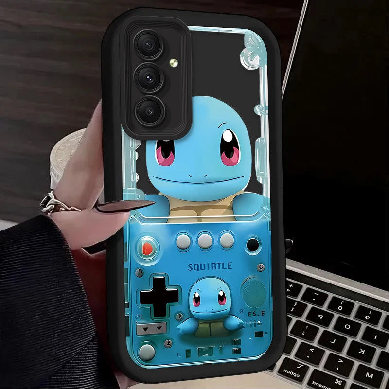P-Pokemon Gengar Game Silicone Case for Samsung Galaxy A24 A25 A55 A35 A15 A05 A05S A16 A06 A13 A23 A12 A22 A32 A52 A71 A51 4G
