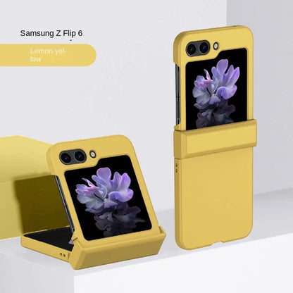 Skin Feel Hard Shell Phone Case for Samsung Galaxy Z Flip 7 6 5 4 3  Flip6 Flip5 Flip4 Flip7 Hinge Protection Shockproof Cover