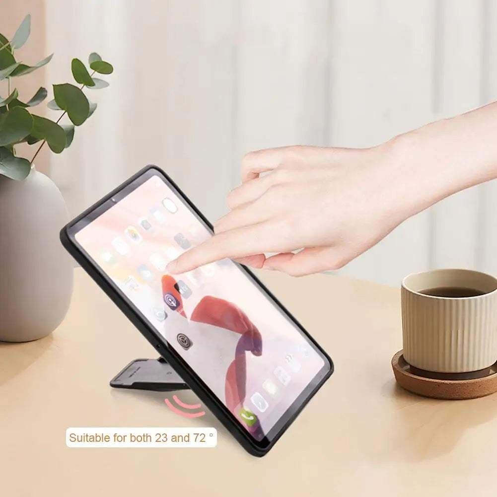 Portable Tablet Stand With Foldable Storage Angle And Adjustable Adhesive Style Creative Desktop Computer Stand
