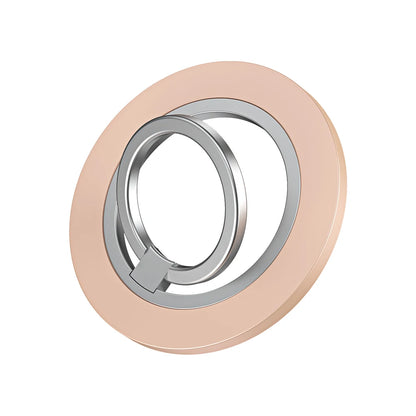 Stand For Tablet Magnetic 2 Sections Simplicity Rotation Ring Phone Handphone Popsocket Magsafe Ipad Holder Double Side Silicone