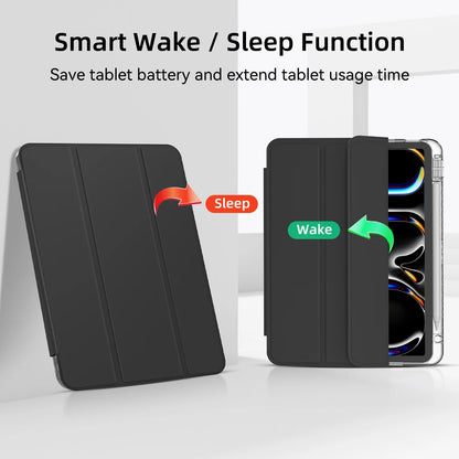 For ipad a16 case 11th 10th Gen Case For iPad Pro Air 13 11 M3 M2 M4  12.9 " 9 8 7 6 5 4 Mini 7 6 Smart case with pen Holder