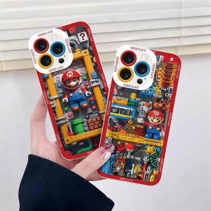 Super Mario Bros Case For OPPO Reno 7 4G 12 11 10 Pro Plus 11F 12F 5 6 Lite A78 A79 A98 A38 A18 A58 A60 A57 A77 A16 A17 A3 Pro