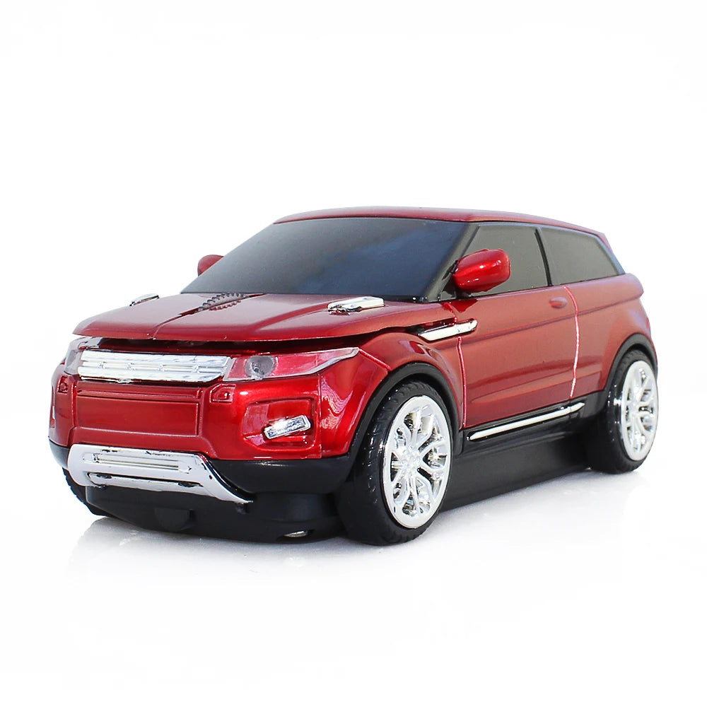 Car Mouse Wireless 2.4G Mause Creative Design SUV Appearance Energy Saving Portable Office Use System Compatible Gift Kid Boy