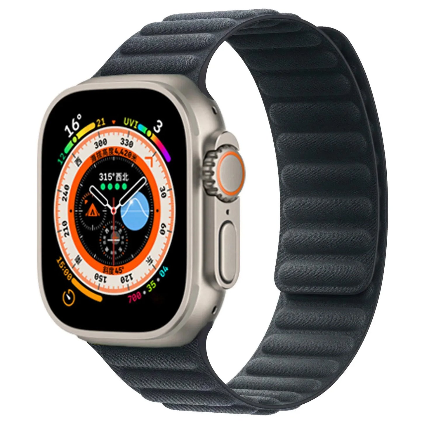 FineWoven strap For Apple Watch Band Ultra 2 49mm 44mm 40mm 45mm 41 46mm Magnetic loop correa bracelet iWatch Series 9 8 SE 7 10