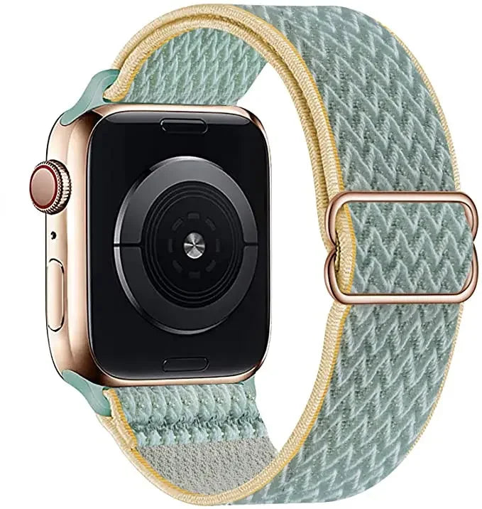 Nylon Loop Strap For Apple Watch 49mm 45mm 41mm 44mm 42mm 46mm Adjustable Elastic Belt iWatch Ultra 3/2 11 10 9 8 7 6 5 SE3 Band