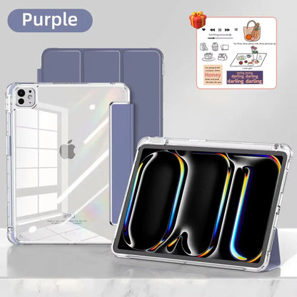For ipad a16 case 11th 10th Gen Case For iPad Pro Air 13 11 M3 M2 M4  12.9 " 9 8 7 6 5 4 Mini 7 6 Smart case with pen Holder