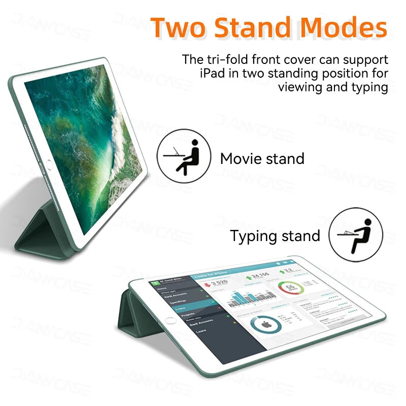 For 2026 ipad a16 case 11th 10th generation Air 11 13 M4 M3 M2 Air 4/5/6th iPad Pro 11 13 12.9 7/8/9th 10.9 10.5 10.2 9.7 Cover