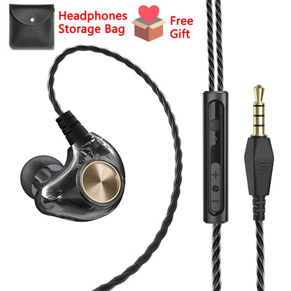 Extra Bass Headphones wired Earphone 3.5mm Earphones With Microphone Noodles Style Sport Headset auriculare for Samsung