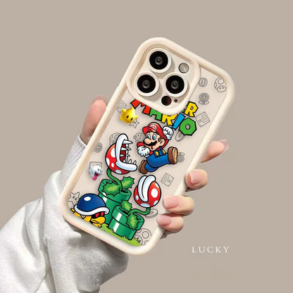 Super M-Mario Bros Game Phone Case For Realme C20 C21Y C30 C31 C33 C35 C53 C55 12 11 8 8I 7I 5 GT 3 NARZO 50 5G Case Funda Shell