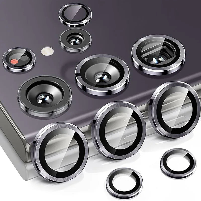Metal Lens Ring Glass For Samsung Galaxy S26 S25 S24 S22 S23 Ultra Plus Camera Protector Cover For Samsung S26 Ultra Accessories