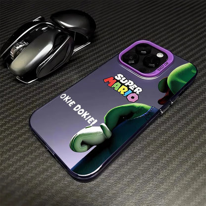 Cool S-Super M-Mario Bros Game Phone Case For iPhone 16 15 14 13 12 11 Pro Max 7 8 Plus XS Max Shockproof Silicone Matte Cover