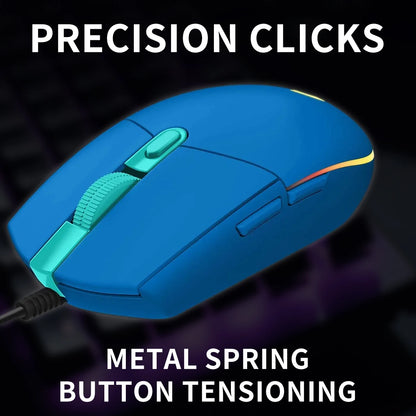 Logitech G203 Wired Gaming Mouse, Esports-Grade, 6 Programmable Buttons & Multi-Color for Competitive Games