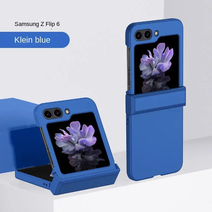Skin Feel Hard Shell Phone Case for Samsung Galaxy Z Flip 7 6 5 4 3  Flip6 Flip5 Flip4 Flip7 Hinge Protection Shockproof Cover
