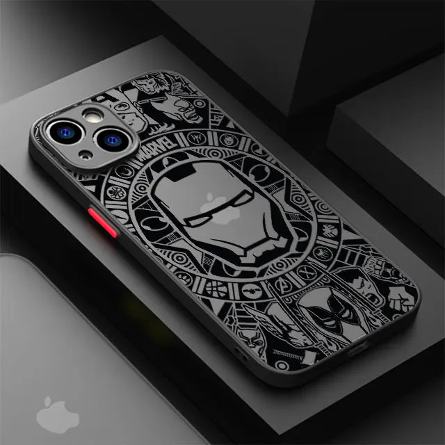 Marvel Spider Man Phone Case for Apple iPhone 15 SE 7 6S Plus XS X XR 13 Pro Max 12 Mini 8 14 Plus 11 13 Soft Funda Cover