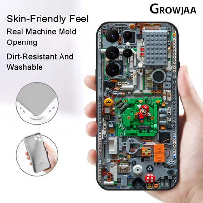 Super M-MarioS Bros Game Phone Case for Samsung Galaxy S24 Ultra S22 S23 Ultra S21 S20 5G Protective Silicone TPU Funda