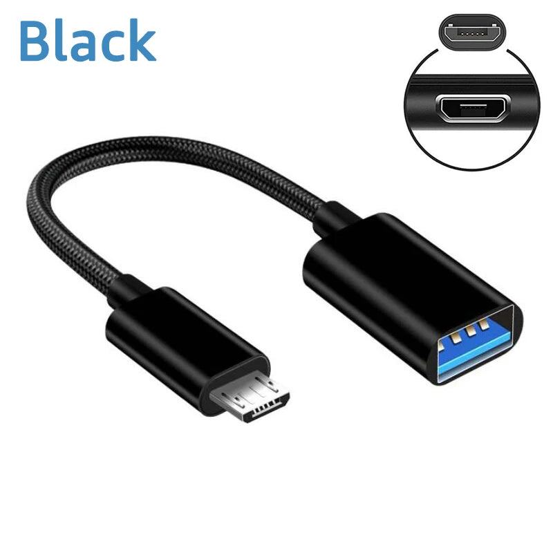 Micro USB OTG Adapter Micro USB Male To USB 2.0 Female Cable Adapter For Samsung Huawei Xiaomi Android Phone USB Flash Drive