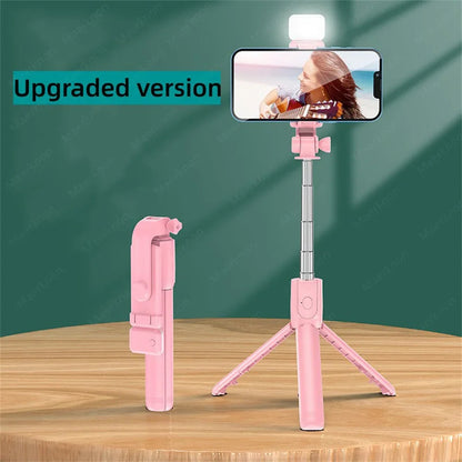Wireless Selfie Stick Portable Tripod Stand Multifunctional Tripod With Wireless Bluetooth Remote Shutter For IOS Android Phone